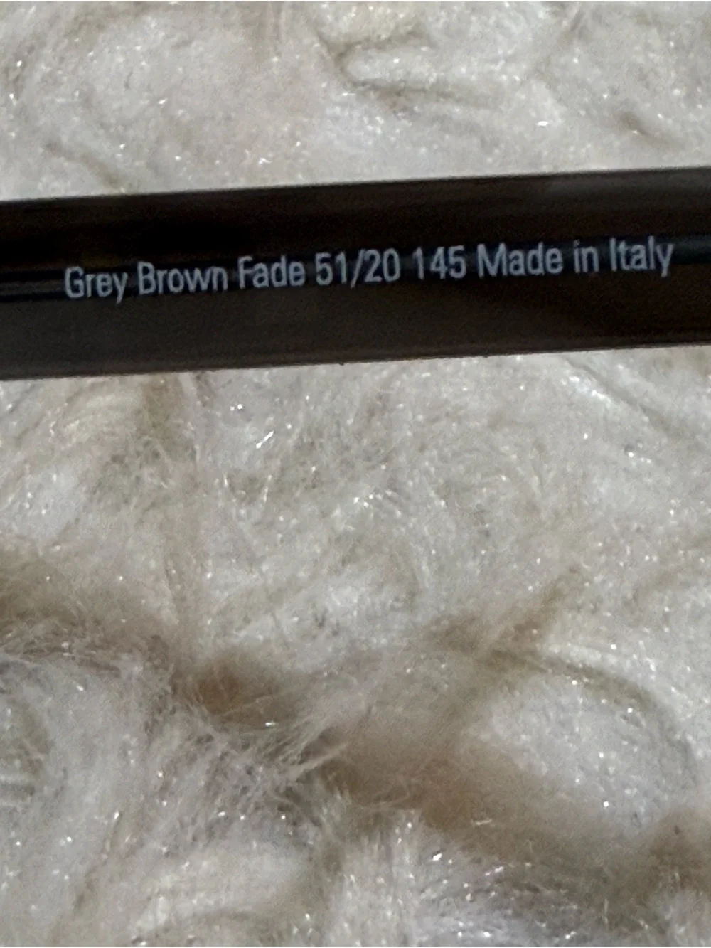 Kirkland Brown Gradient Round Sunglasses Gray Brown Fade 51/20 Made in Italy